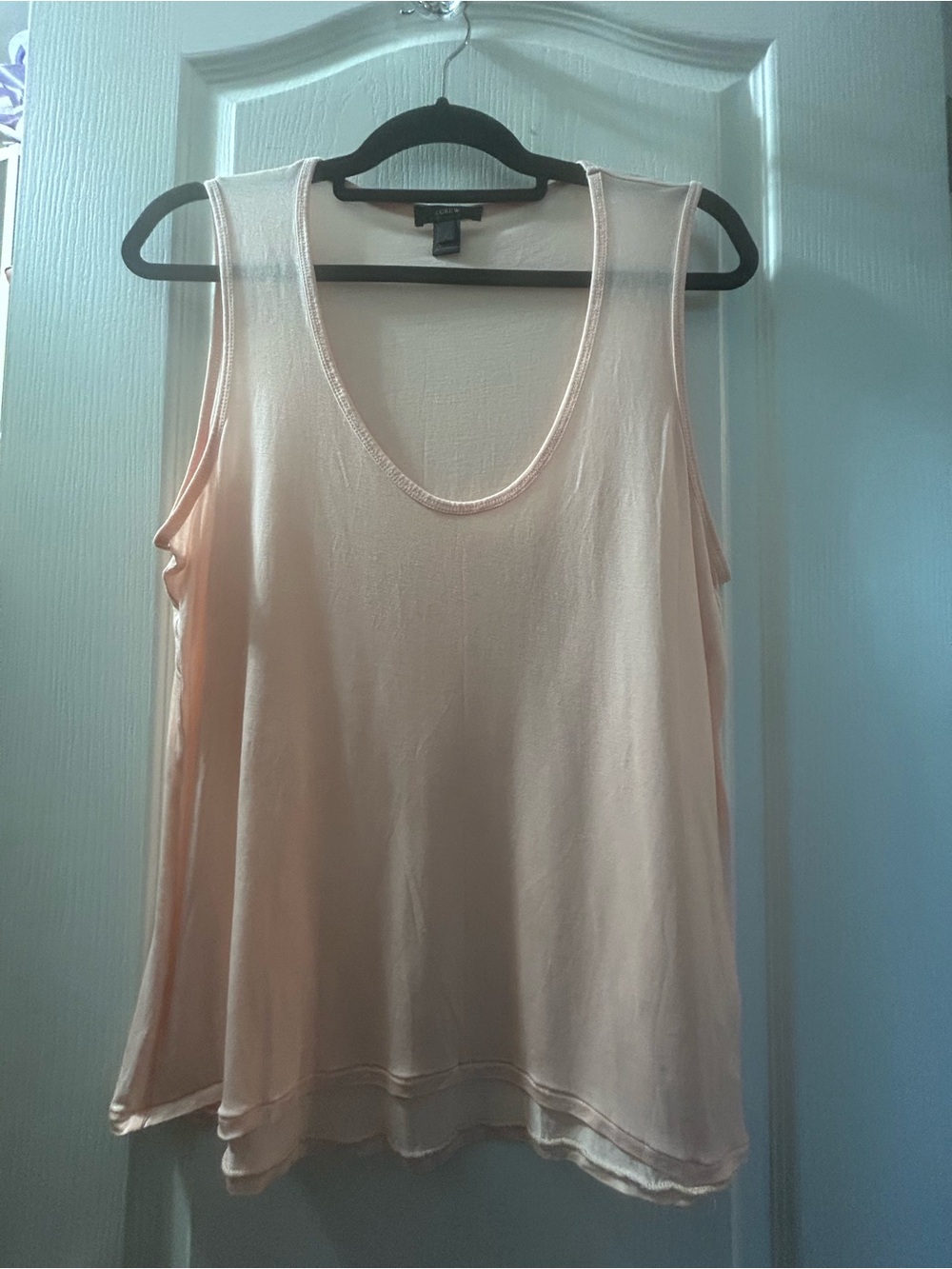 J. Crew Light Peach Scoop Neck Tank